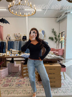 Taylor Toffee Trim Long Sleeve