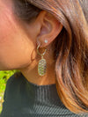Floral Detailed Drop Earrings