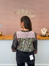 Poppy Patchwork Blouse