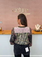 Poppy Patchwork Blouse