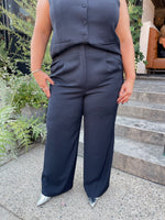 Midnight Navy Trousers | Curvy