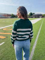 MSU Varsity Stripe Sweater