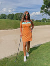 Hole In One Coral Athletic Dress