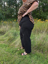 Black Wide Leg Pants | Curvy