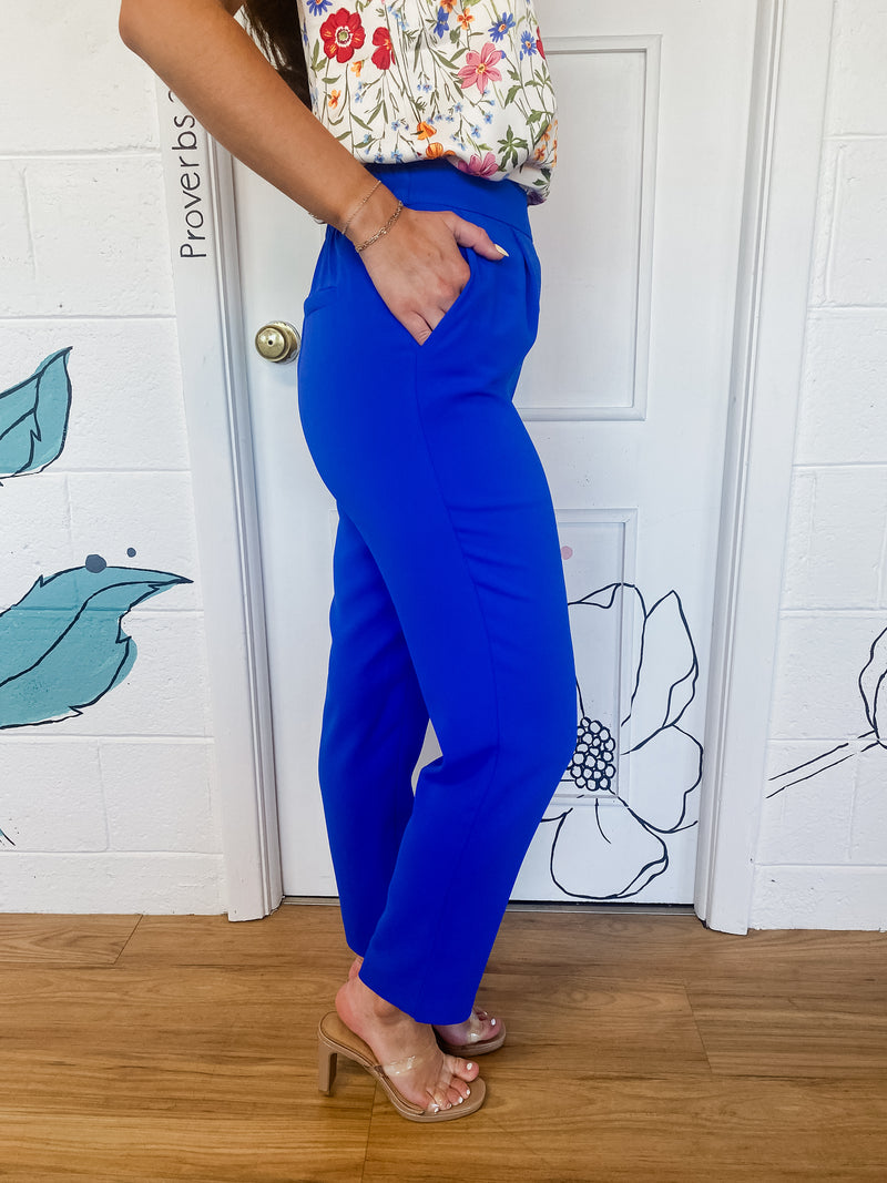 Electric Blue Dress Pants Electric Blue Dress Pants