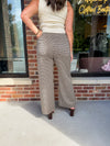Holly Houndstooth Straight Leg Pants