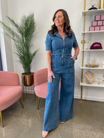 Lainey Denim Jumpsuit