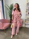 Dusty Pink Utility Jumpsuit