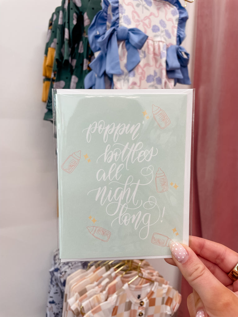 Poppin' Bottles Greeting Card