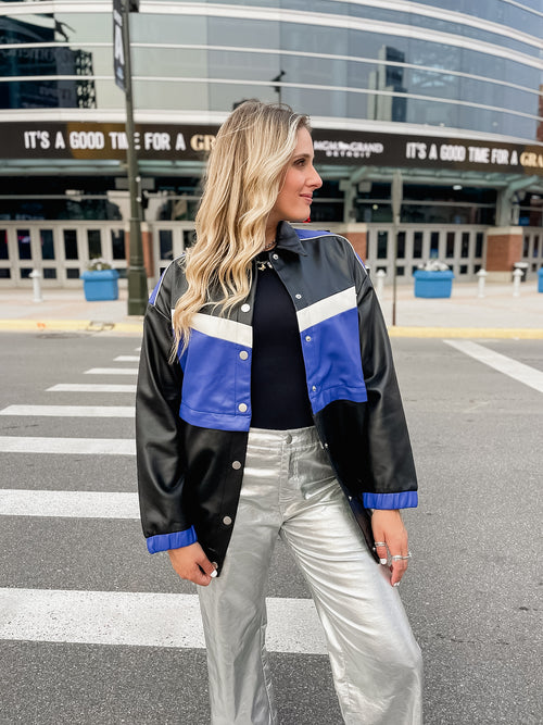 The Blue Zone Leather Jacket