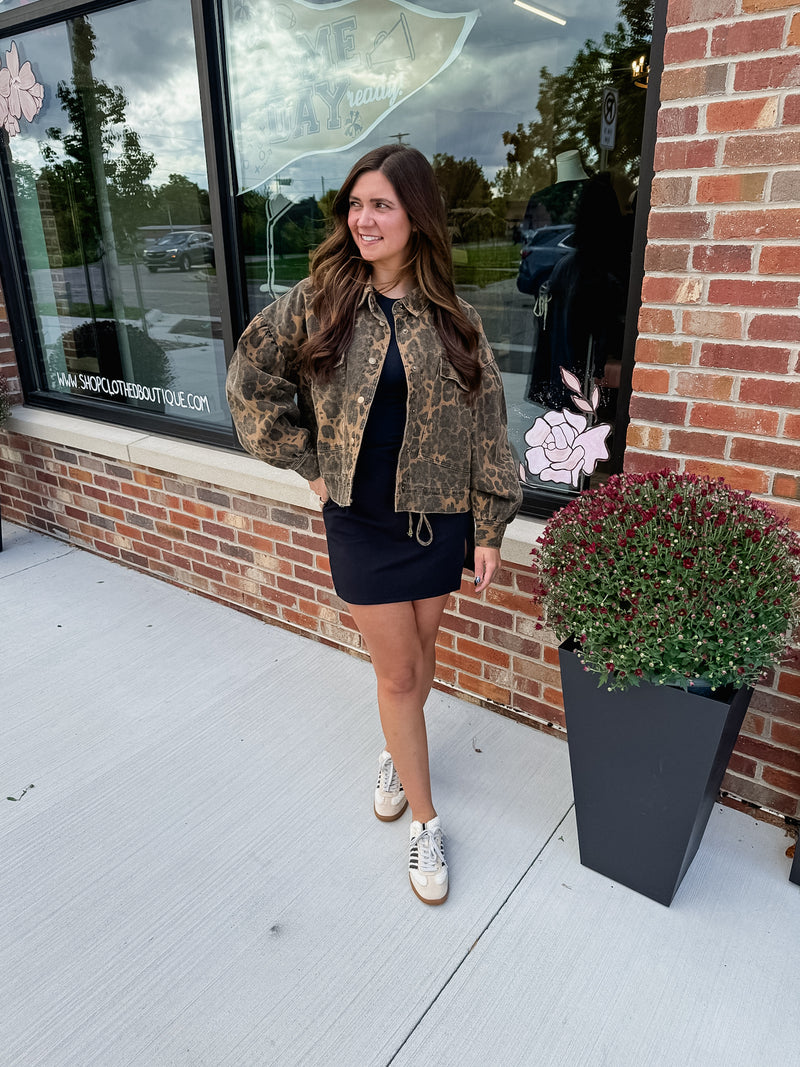 Logan Leopard Utility Jacket