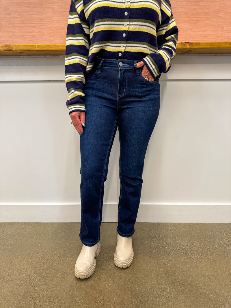 Glorious Joy Mid Rise Ankle Denim