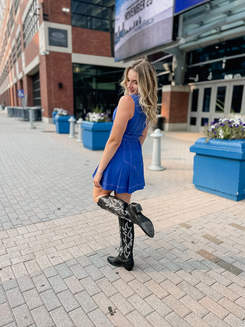 Ford Field Flare Dress