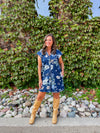 Demi Floral Denim Dress