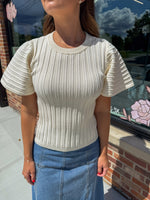 Allie Short Sleeve Sweater