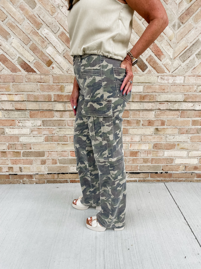 Tracey Camouflage Cargo Pants