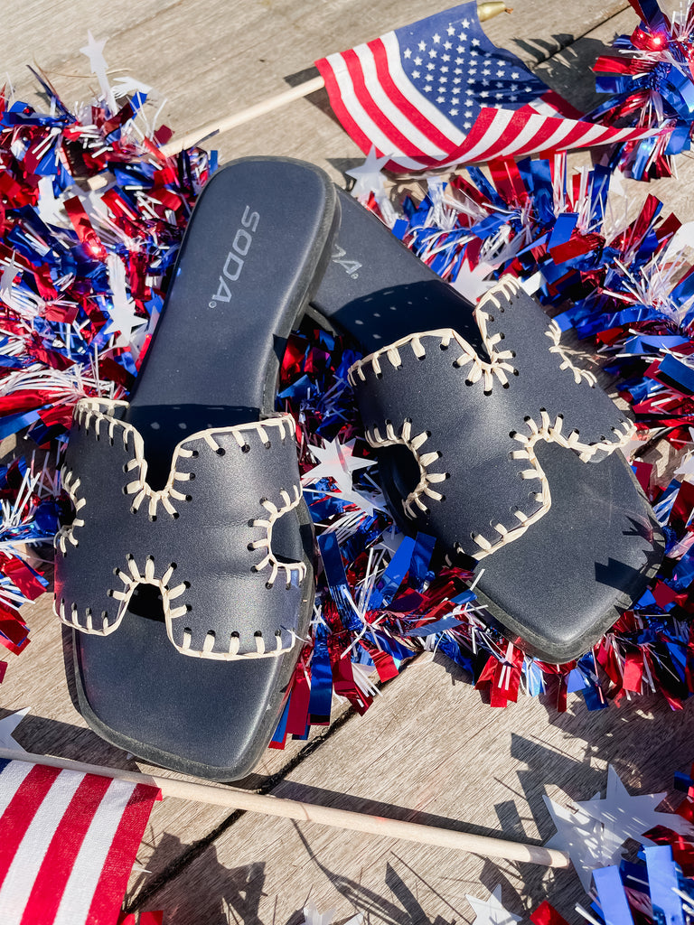 Finity Sandals - Navy