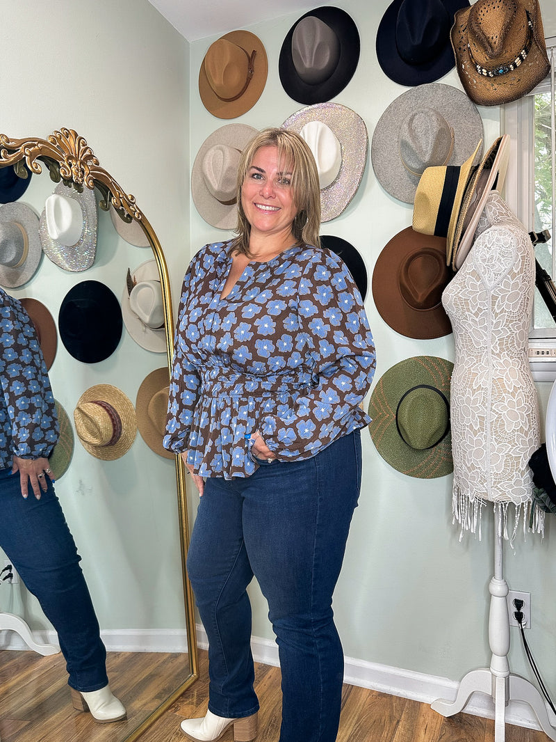 Blythe Floral Blouse | Curvy