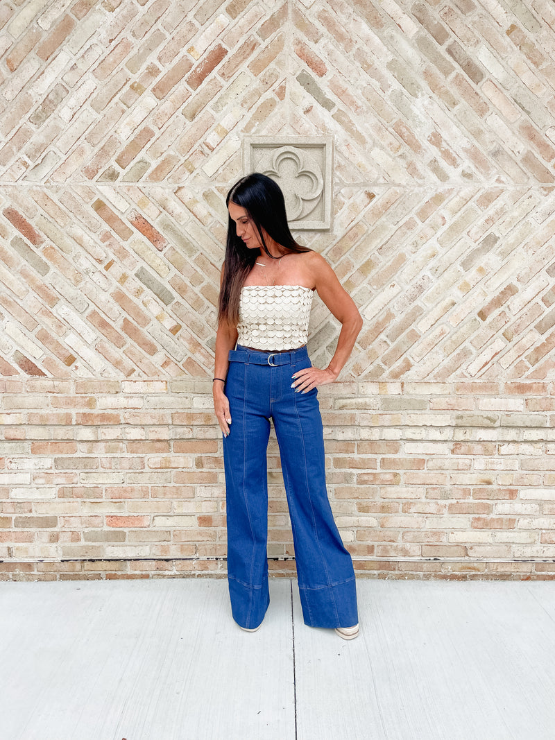 Daphne Denim Bootcut Pants