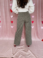 Wide Leg Leopard Pants