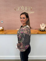 Poppy Patchwork Blouse
