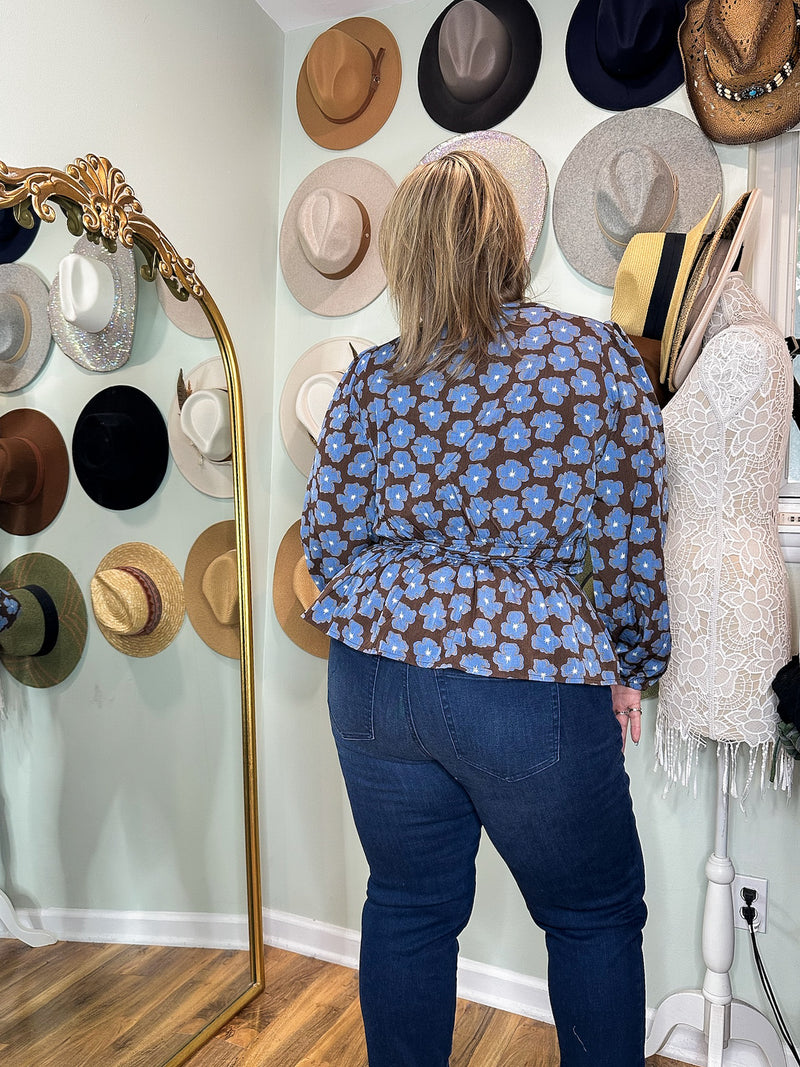 Blythe Floral Blouse | Curvy