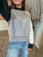 Nico Neutrals Colorblock Sweater