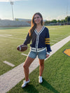 The Big House Retro Varsity Cardigan