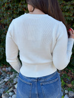 Mekalia Knit Cardigan - Ivory