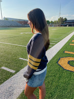 The Big House Retro Varsity Cardigan