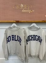 Reversible Mock Sweatshirt - Go Blue/Michigan