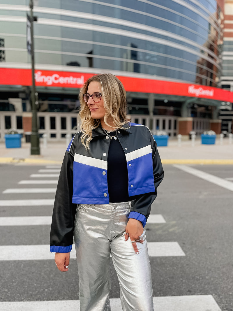 The Blue Zone Leather Jacket