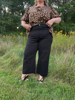 Black Wide Leg Pants | Curvy