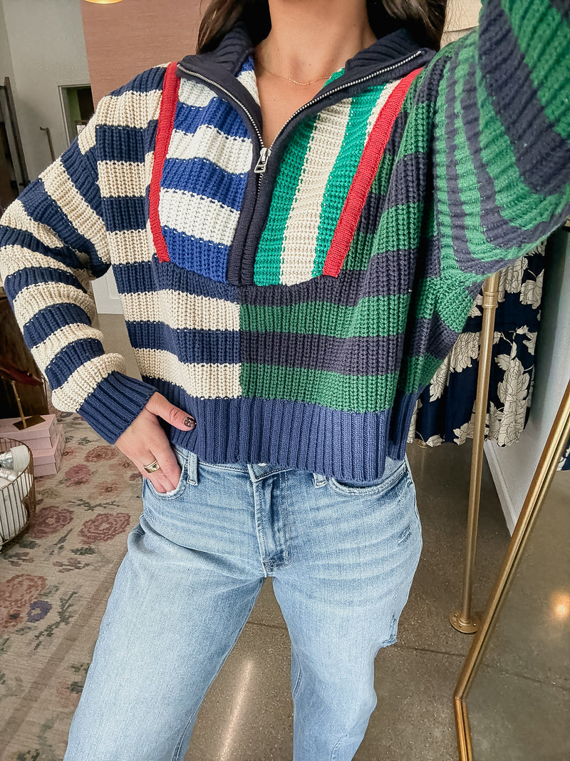 Varsity Striped Sweater