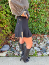 Shyla Black Pleated Mini Skirt
