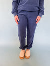 Navy Corduroy Lounge Set