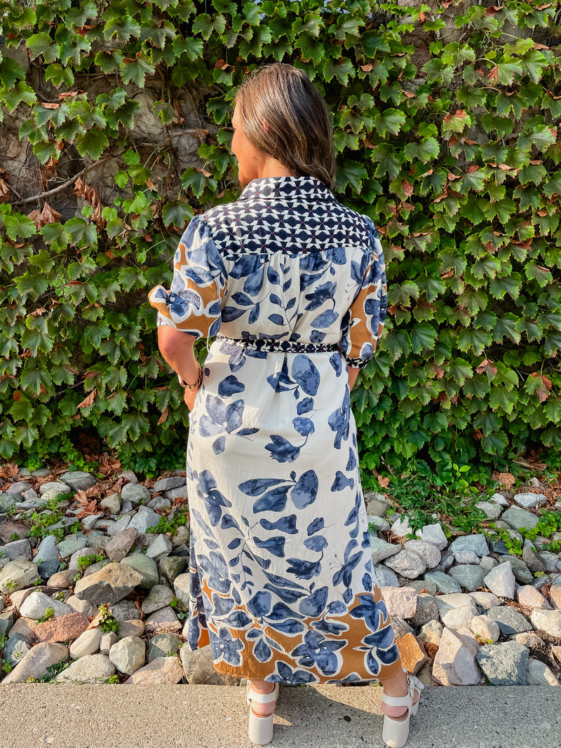 Adriana Abstract Midi Dress