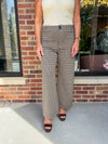 Holly Houndstooth Straight Leg Pants