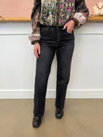 Smooth High Rise Slim Denim - Black
