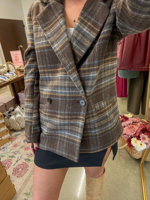 Brielle Plaid Blazer