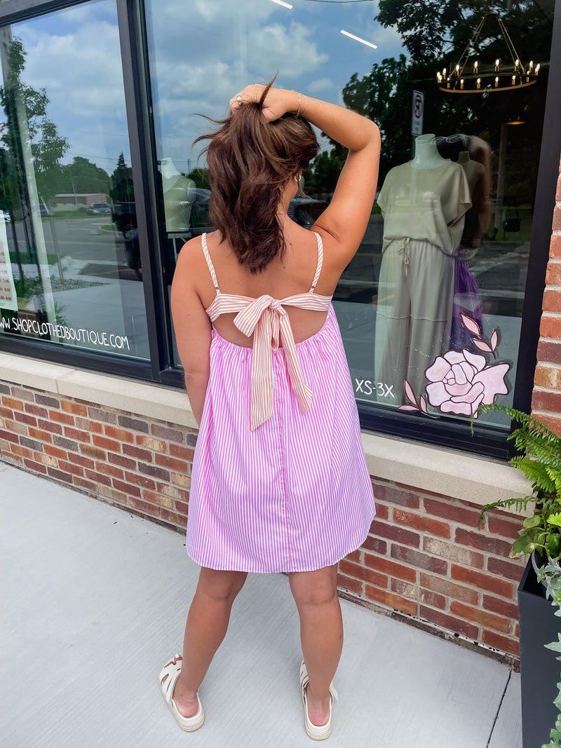 Sunny Days Seersucker Dress