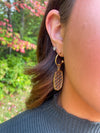 Floral Detailed Drop Earrings
