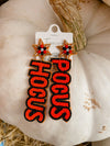 "HOCUS POCUS" Beaded Earrings