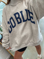 Reversible Mock Sweatshirt - Go Blue/Michigan