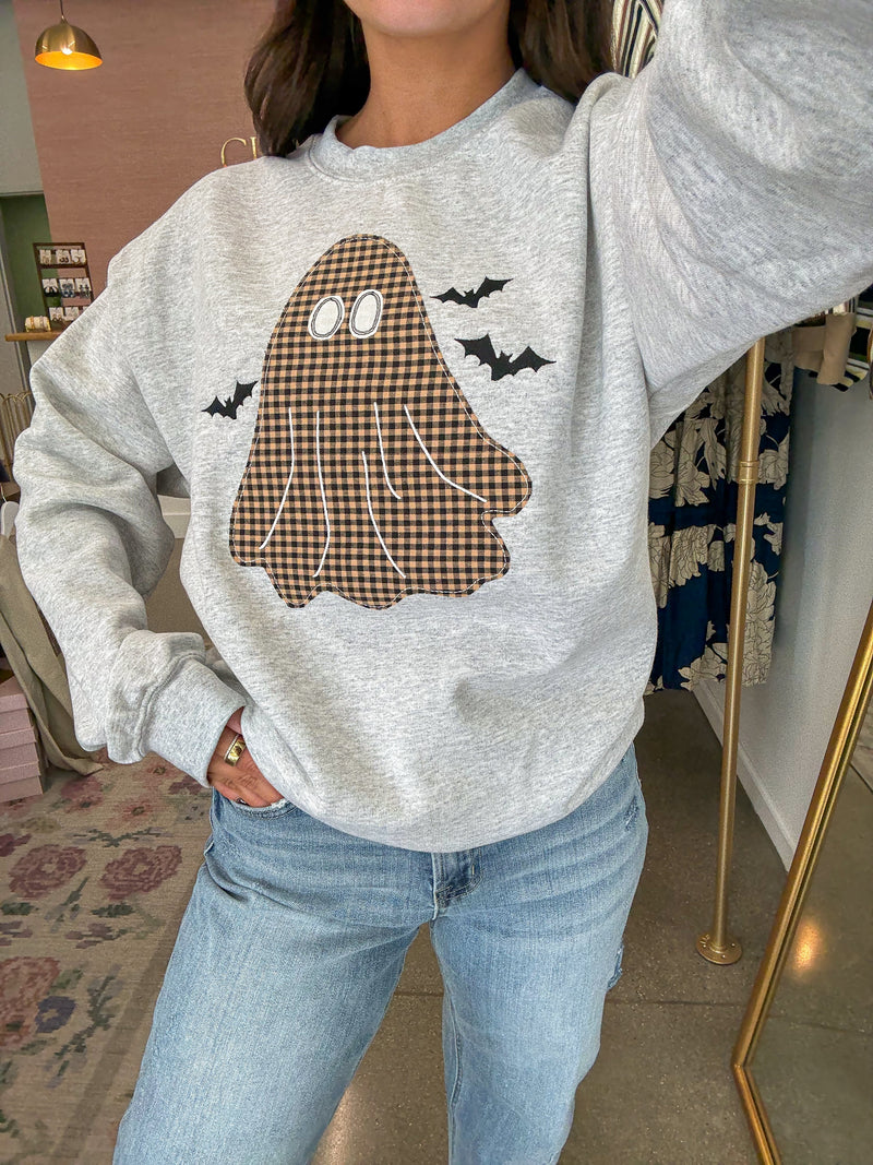 Plaid Ghost Sweatshirt