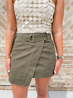 Cindy Belted Mini Skirt
