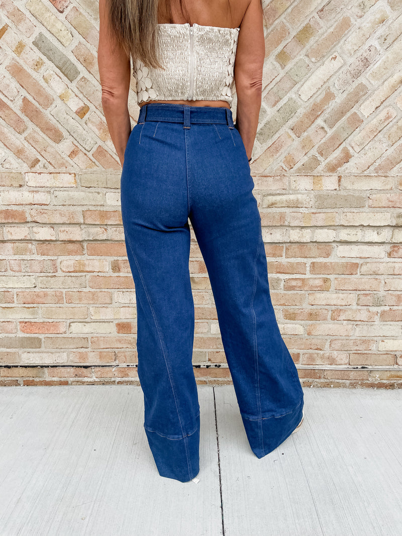 Daphne Denim Bootcut Pants