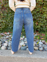 Bethany Barrel Cropped Denim