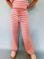 Strawberries & Cream Knit Pants