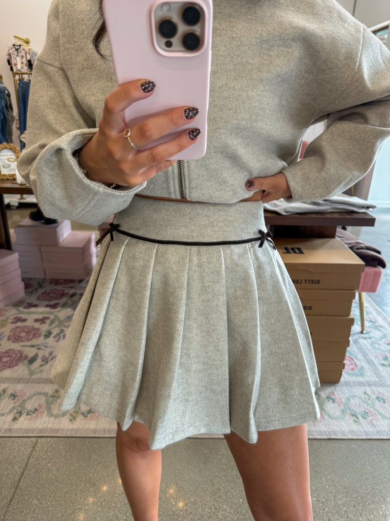Sophie Stone Pleated Skirt
